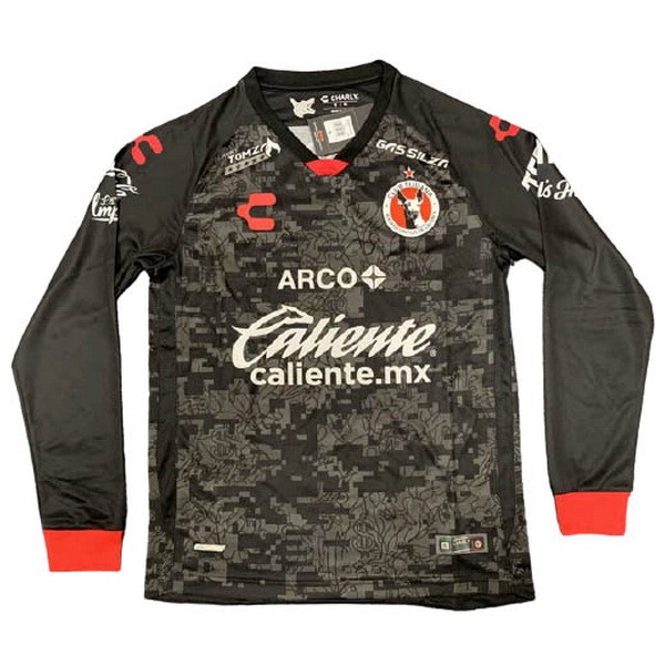 Camiseta Tijuana Primera Equipación ML 2020-2021 Negro